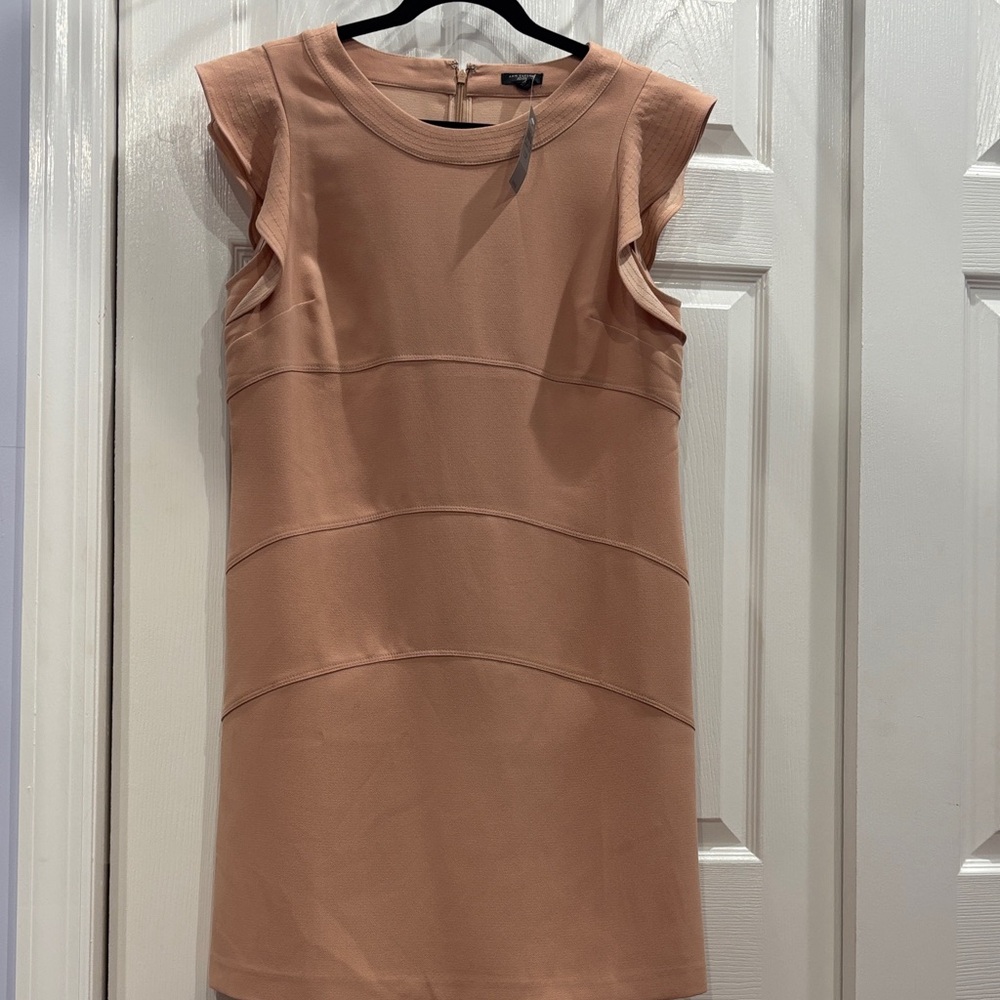 Ann Taylor Sleeveless Peach Mini Dress